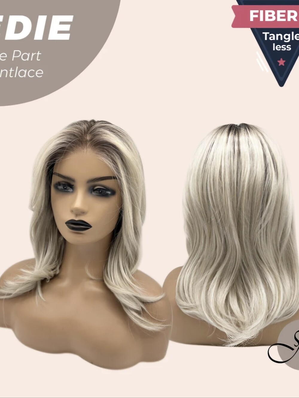 Blonde Lace Front Shoulder-Length Wig - Edie By Jb Extentions